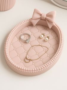 Pink Bow Jewelry Tray