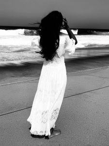 Elegant White Lace Midi Dress