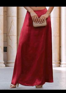 Chic Red Cowl Neck Sleeveless Top