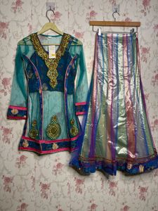 Stunning Multi-Color Lehenga Choli Set