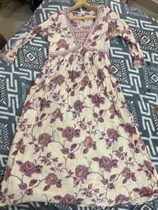 Floral Printed Kurti Set (Kurti + Bottom + Dupatta