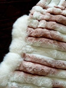 Cozy Striped Faux Fur Jacket