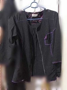 28.Stylish black vintage jacket
