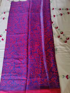 Red &amp; Blue Kurta Set Dress Material