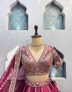 Stunning Embroidered Lehenga Choli