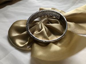Silver Plated AD Diamond Bracelet