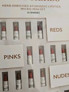 Just Herbs Lipstick Set - 16 Shades