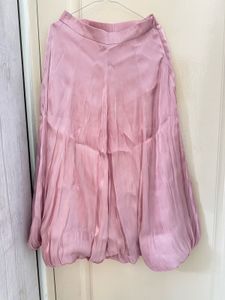 Satin Balloon Skirt