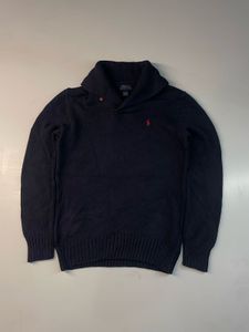 Polo Ralph Lauren Navy Shawl Collar Sweater