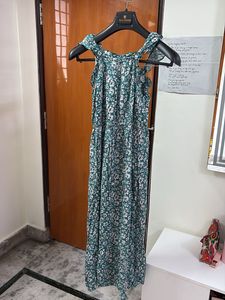 Green Floral Dress