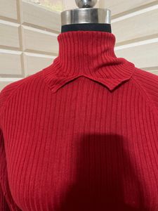 Red High Neck