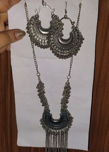 New Oxidised Jewellery Set