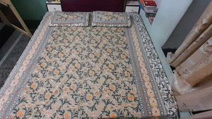 Floral Print cotton Bedsheet Set