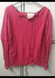 Beautiful Red Lace Top women's