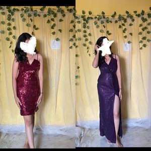 combo of Sequin Party Dresses