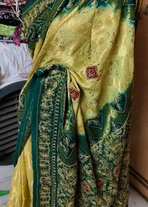 Designer Silk Blend Saree