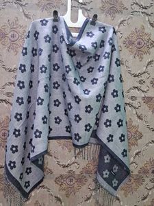 Floral Print Scarf with Fringes🆕