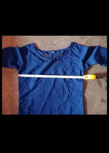 Navy Blue Plain Top