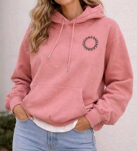 Pink Graphic Hoodie