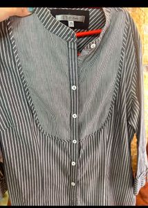 Purple Embroidered Kurta and Annabelle shirt