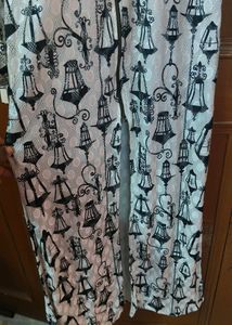 Front Cut White Kurta