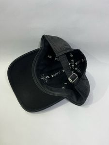 Black Textured Baseball Cap