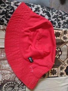 Red Bucket Hat - 'D-Nice' Label
