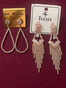 Stunning Rhinestone Drop Earrings Set