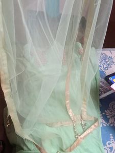Gown Party Wear Floor Length Hand Work