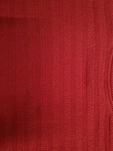 Red Striped Crew Neck T-Shirt