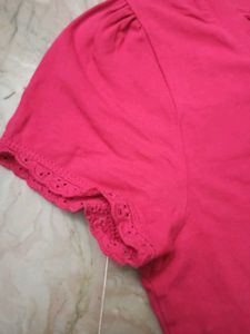Benetton Melon Pink Top (32")