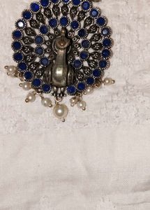 Peacock Design Necklace and Earring Set