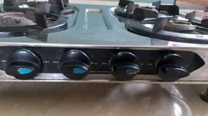 4-Burner Stainless Steel Gas Stove