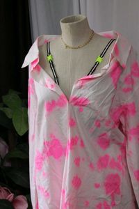 Tie-Dye Button-Down Shirt