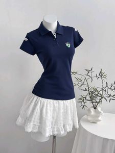 Sporty Navy Blue Polo T-Shirt