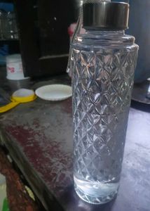 Elegant Embossed Glass Tumbler