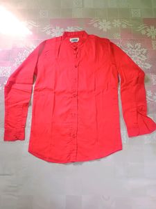 Freedelivery🥳New Pure Cotton Blend Red Shirt