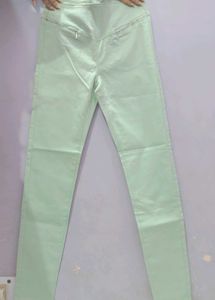 Soft Green Jeans