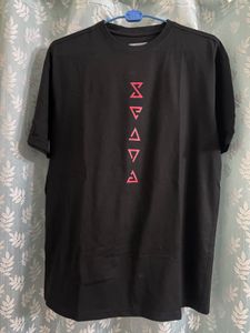 A black Warrior T-shirt