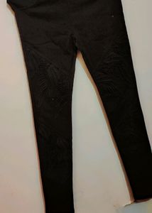 Black ⚫ Designer Pant For Girl 26 Waist