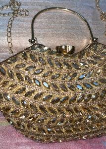 Sparkling Embellished Clutch Bag