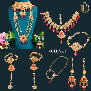Exquisite Gold Plated Bridal Jewelry Set