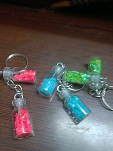 Sparkling Mini Bottle Keychain Set6
