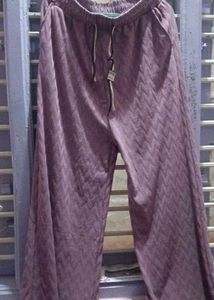 Stylish Chevron Pattern Palazzo Pants