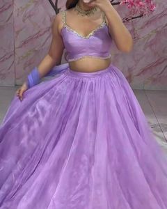 Lavender Lehenga Choli Set