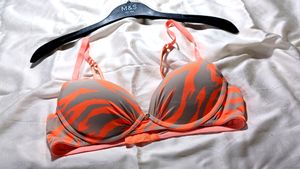 Imported Zebra Stripe Bodyguard 34A (75A)