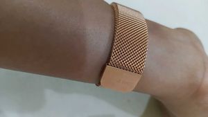Sparkling Rose Gold Square Watch