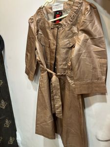 Tan Shirt Dress with Tie Waist🖤🐣