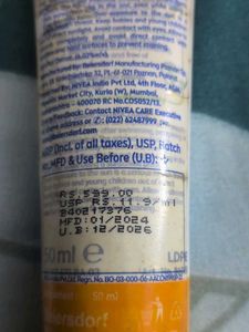 Nivea Sun UV Face Shine Control SPF 50