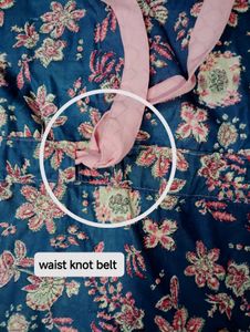 Floral Jumpsuit with Pink Bow
